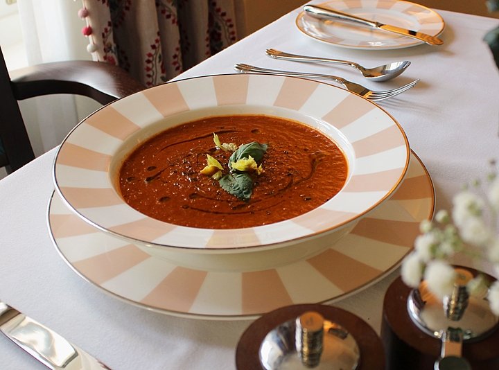 Homemade Tomato, Apple & Celery Soup